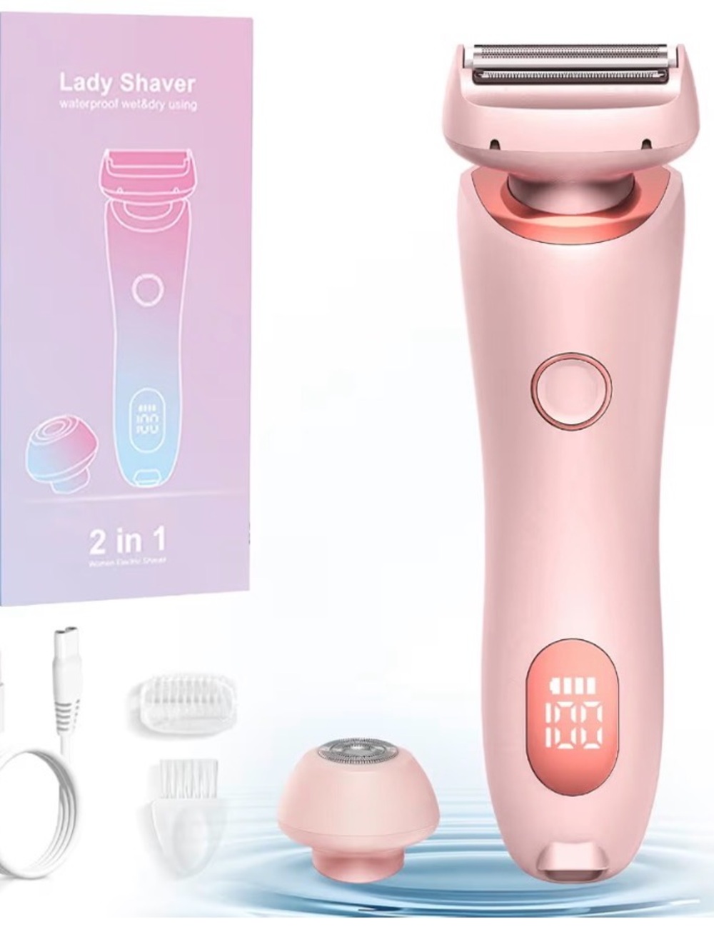 Pink Lady Shaver 2-in-1 Electric Razor